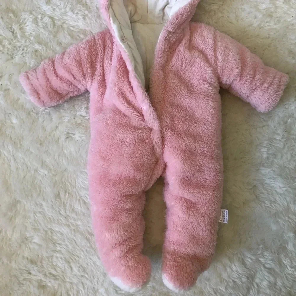 WINTER SUIT - fluffy baby girl winter suit